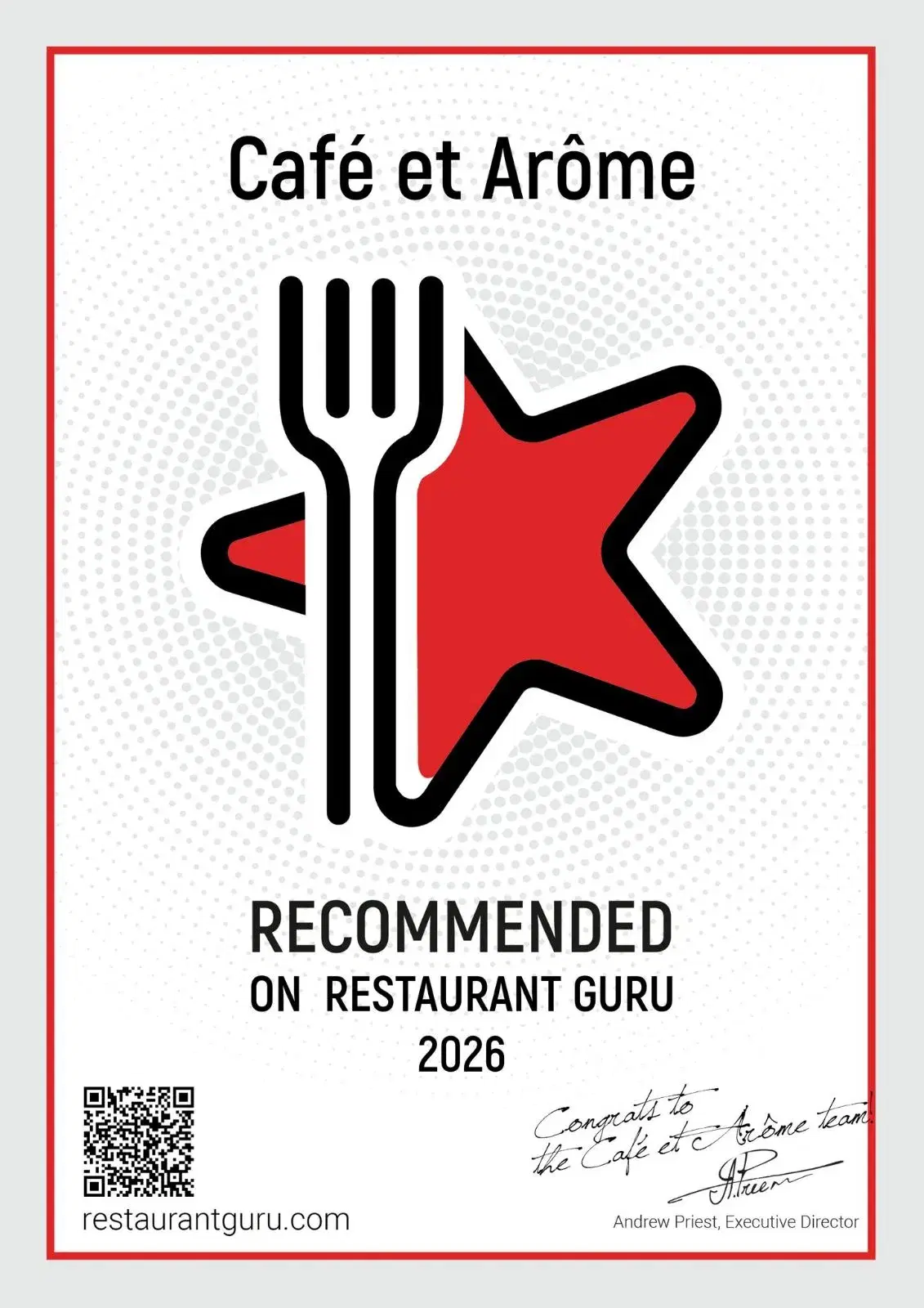 Récompense Café & Arôme